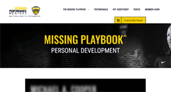 Desktop Screenshot of missingplaybook.com